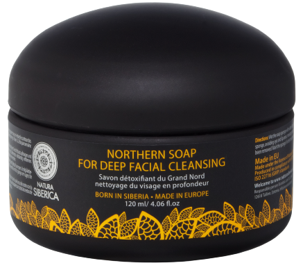 Natura Siberica Nordic Black Detox Soap 120 ml