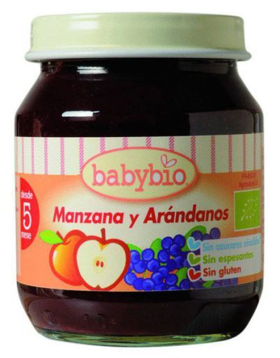Babybio Tarrito Manzana Y Ar&aacute;ndanos 130 Gr
