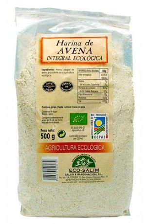 ECO-SALIM Organic Whole Oat Flour 500 gr