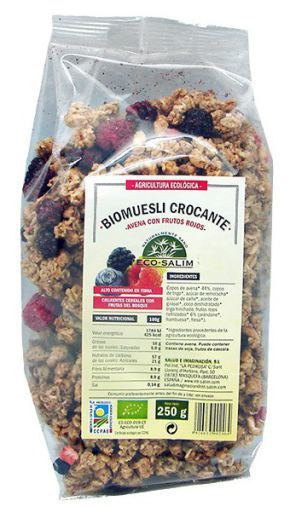 ECO-SALIM Bio Muesli Crocante Avena-Frutos Rojos 250G