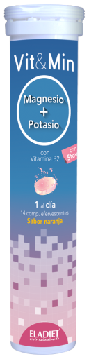 Eladiet Vit&Min Magnesium+Potassium 14 Tablets 6 gr
