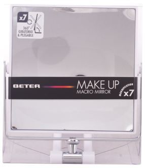 Beter Espejo Giratorio Plegable aumento X7 14,5 cm