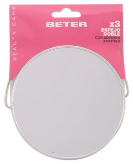 Beter Espejo met&aacute;lico plegable aumento x3