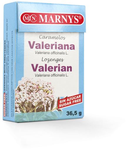Caramelos de Valeriana sin Az&uacute;car 20 unidades 36,5 gr