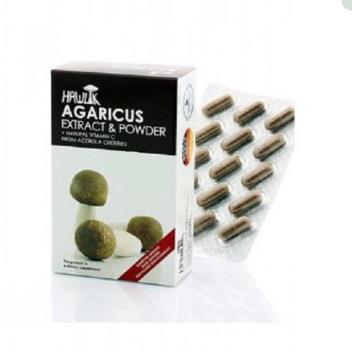 Hawlik Champi&ntilde;&oacute;n del sol (Agaricus blazei murrill) 60 C&aacute;psulas
