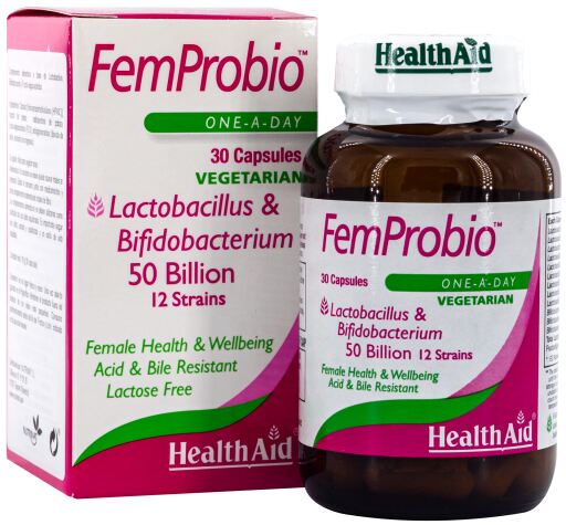 HealthAid FemProbio Probi&oacute;ticos 30 C&aacute;psulas
