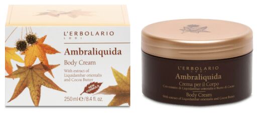 L'Erbolario Ambraliquida Body Cream 250 ml