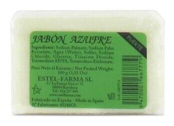 Jab&oacute;n Azufre Fuerte 10% 100 gr