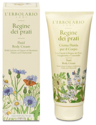 L'Erbolario Meadowsweet Fluid Body Cream 200 ml