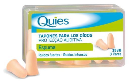 Deiters Quies Tap&oacute;n De Espuma 6 Uds