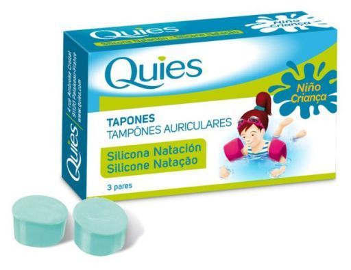 Deiters Quies Tap&oacute;n Silicona Nataci&oacute;n Infantil