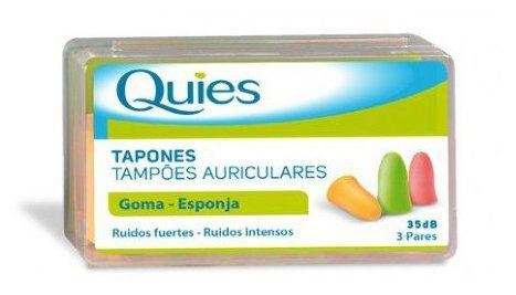 Deiters Quies Tapones Goma 6 Unidades