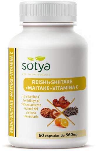 Reishi Shitake Maitake 60 C&aacute;psulas