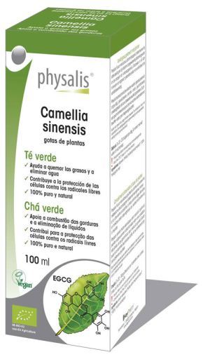 Physalis Organic Green Tea Hydroalcoholic Extract 100 ml