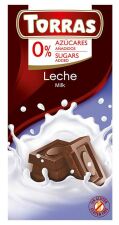 Chocolate Leche sin azúcar 75 gr Chocolate Leche sin azúcar 75 gr