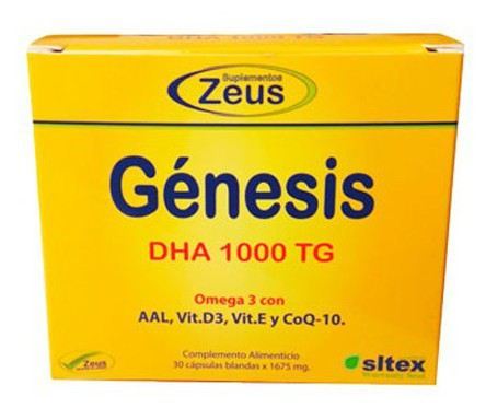 Suplementos Zeus Genesis Dha 30 Capsulas