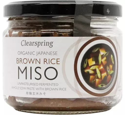 Clearspring Genmai miso no pasteurizado 300 gr