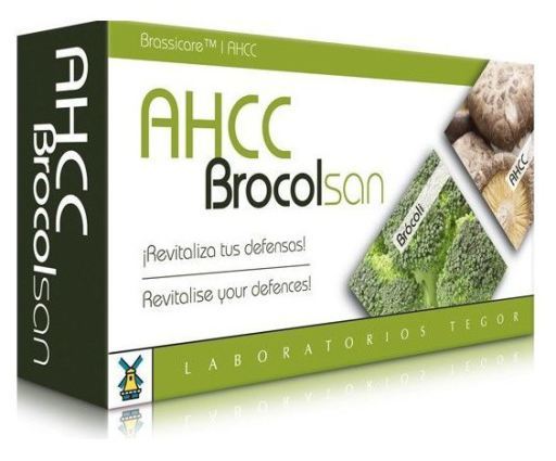 Laboratorios Tegor AHCC brocolsan 60 c&aacute;psulas