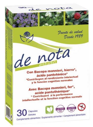 De nota 30 c&aacute;psulas para el rendimiento intelectual