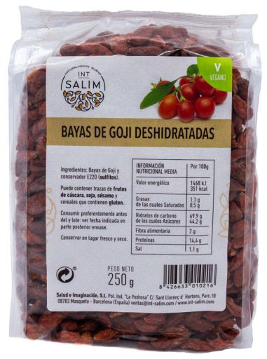 INT-SALIM Goji Bayas 250 Gr.