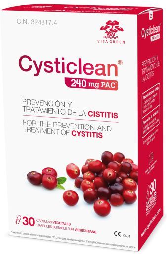 Cysticlean 240Mg Pack 30 C&aacute;psulas