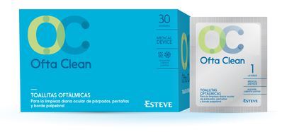 Dr. Esteve Ophthalmic Oftaclean 30 towelettes