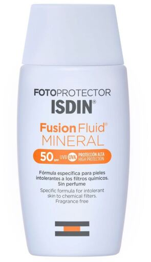 Isdin Fusion Mineral Fluid Sunscreen SPF 50 50 ml