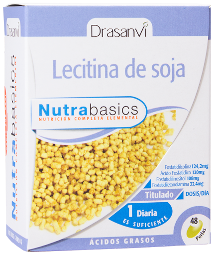 Drasanvi Lecitina Soja 1200mg 48 perlas Nutrabasicos