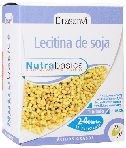 Drasanvi Lecitina Soja 540mg 90 perlas Nutrabasicos