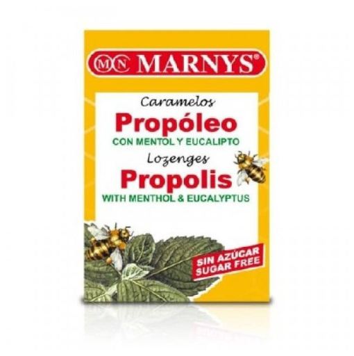 Marnys Caramelos Prop&oacute;leo Mentol y Eucalipto Sin Az&uacute;car 20 uds 36,5 gr