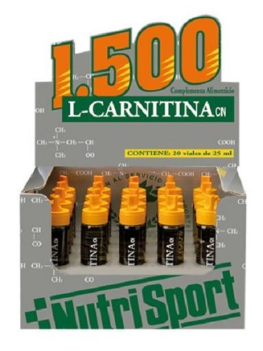 Nutrisport L-carnitine 1500 orange 20 Vials