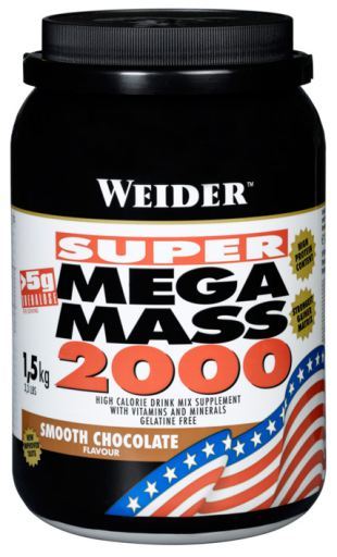 Weider Mega Mass 2000 Chocolate 1.5 kg
