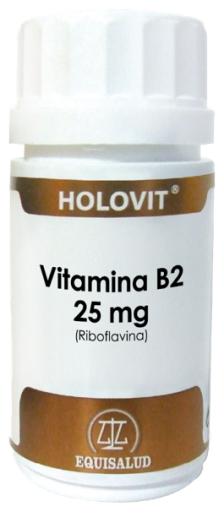 Equisalud Vitamina B2 Holovit 25 mg Riboflavina C&aacute;psulas