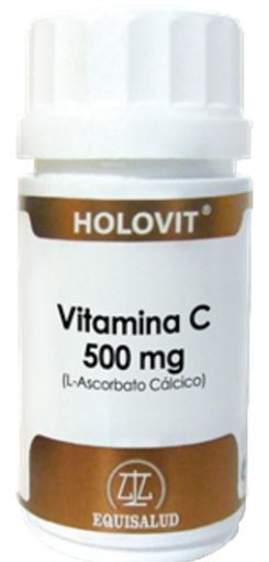 Equisalud Vitamina C Holovit 500 mg L-Ascorbato C&aacute;lcico C&aacute;psulas