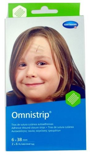 Hartmann Tiras de Sutura Cut&aacute;nea Autoadhesivas Omnistrip