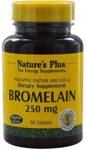 NaturesPlus Enzimas de Pi&ntilde;a Bromelaina - 60 y 90 Comprimidos
