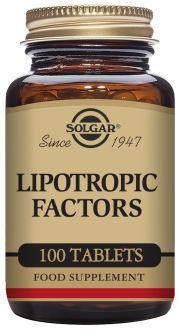 Solgar Factores Lipotr&oacute;picos Comprimidos