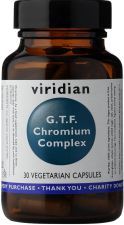 Complejo de Cromo G.T.F 30 C&aacute;psulas Vegetales