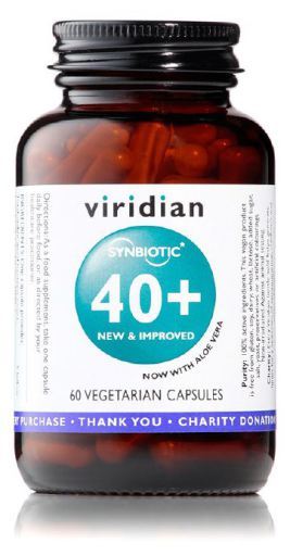 Viridian 40 + Synbiotic 60 Vegetable Capsules