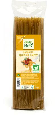 Jardin Bio Espagueti de Quinoa y Curry 500 Gr