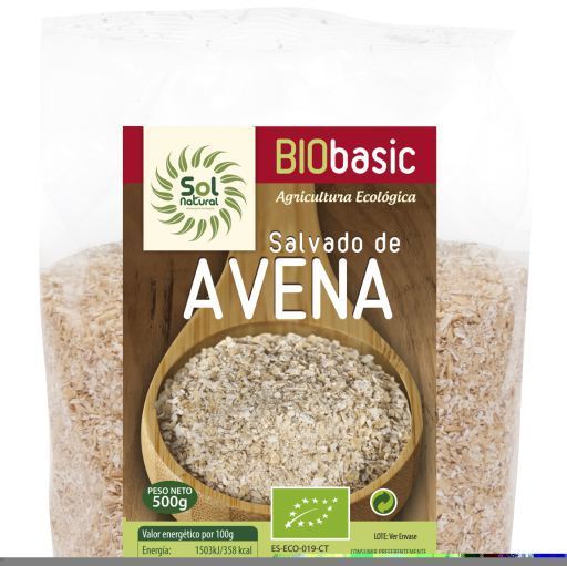 Sol Natural Oat Bran Bio 500 gr