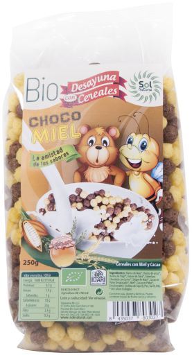Sol Natural Cereales Infantiles Bolitas Chocolate-Miel Bio 250 gr