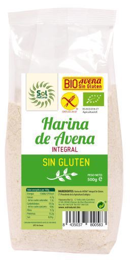 Sol Natural Oatmeal Gluten Bio 500 gr