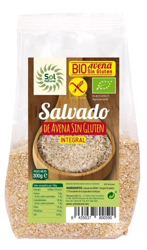 Sol Natural Oat Bran Gluten Bio 300 gr