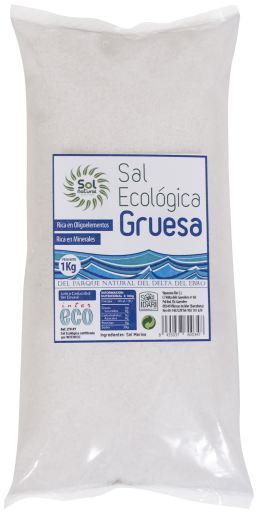 Sol Natural Sal Gruesa Ecol&oacute;gica Delta del Ebro 1 Kg