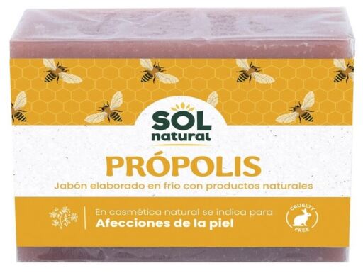 Sol Natural Pr&oacute;polis Jab&oacute;n 100 gr