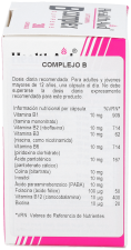 Complex Vit&aacute;mina B 30 c&aacute;psulas