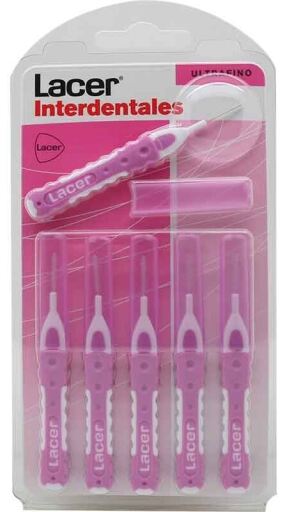 Lacer Interdental brush Straight Ultrafine Bliste 6 units