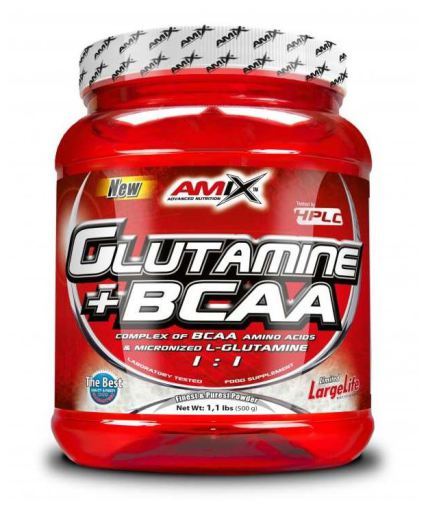 Amix Glutamine + BCAA 500 gr Fruit of the Forest