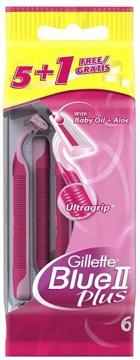 Gillette Venus Maquinillas Desechables Blue II Plus 6 unidades